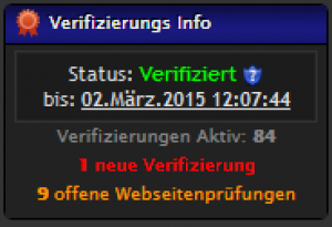 UPDATE D1 Verifizierung 1.2.0