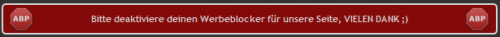 AdBlock Hinweis