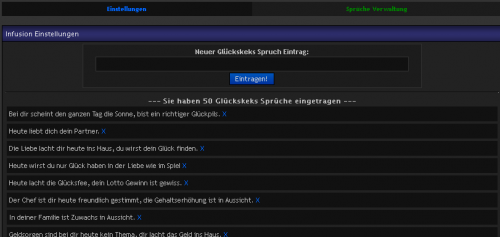 Keks Admin Spruch