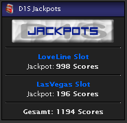 D1S Jackpots Panel