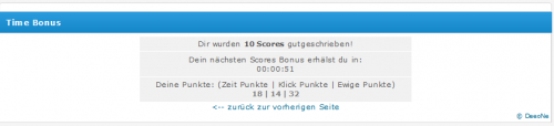 D1 Time Bonus - Bonus geholt