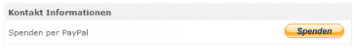 PayPal Profil Spende