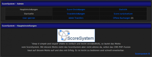 Scores Admin